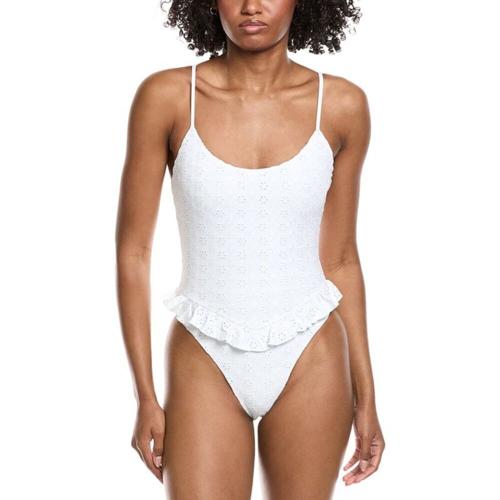 Amanda Uprichard Womens  Dove One-Piece, White